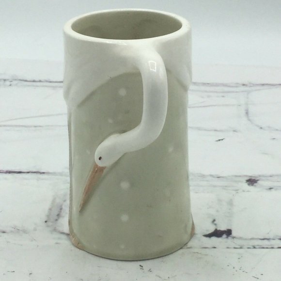 FITZ and FLOYD Mug Cup "The Stork Club" Ceramic 3D Figural MUG Vintage - Picture 2 of 5